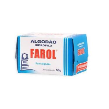 Imagem de Algodão Hidrófilo Puro Maciez E Higienização Farol 25 G