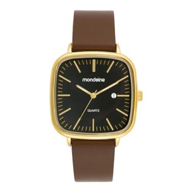Imagem de Mondaine Relogio Masculino Quadrado Dourado Calendário Relogio Masculino Mondaine Quadrado Dourado Calendário