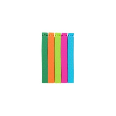 Imagem de Prendedor de Embalagem para Alimentos, Kit com 10 Unidades, 7,5 x 1,2 x 1 cm, Organizador para Pacotes Secos