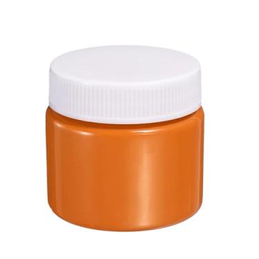 Imagem de PATIKIL Tinta acrílica de 9 ml, acabamento fosco, pigmentos ricos, materiais de pintura de arte à prova d'água para tecido, lona, madeira, couro, pedra, pano, laranja