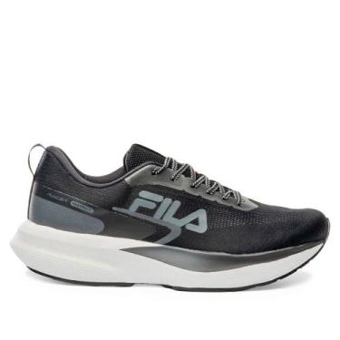Imagem de Tênis Masculino Fila Racer Fastpace Preto/Cinza, Preto, Cinza, 42