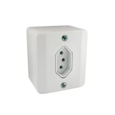 Imagem de Tomada Sobrepor 20A Branca - Radial