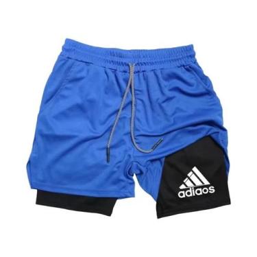 Imagem de Shorts De Compressão Em Malha De Secagem Rápida Para Homens, Shorts De