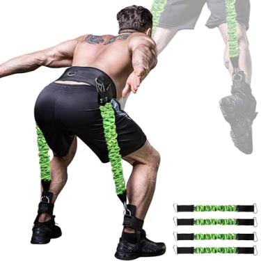 Imagem de celestite Treinador vertical de salto para vôlei, basquete, academia doméstica, faixas de resistência para máquina de salto, caixa de salto ajustável para substituição de equipamento de treinamento de