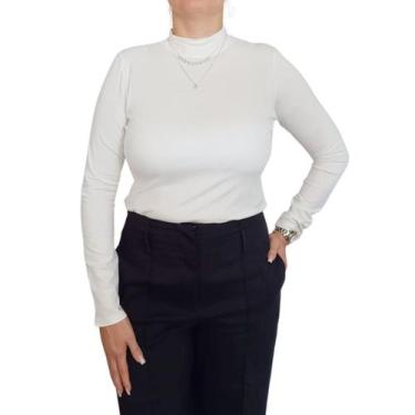 Imagem de Blusa Feminina Cacharrel Gola Alta Manga Longa Segunda Pele - FR Moda 