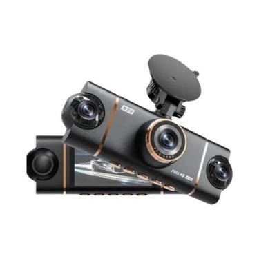 Imagem de Câmera Veicular DVR HD 1080P De 4 Canais Com WiFi Visão Noturna 4 Câme