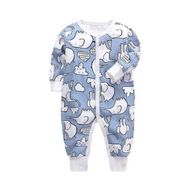 Imagem de Macacão De Algodão Para Bebê Menina Recém-Nascida 0-24 Meses, Body De 