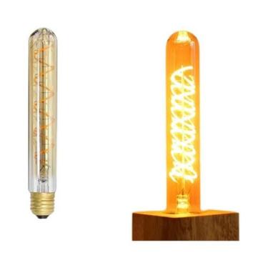 Imagem de Lâmpada Retro Vintage E27 LED Filamento 4W 220V A60 ST64 T45 T185 G80 