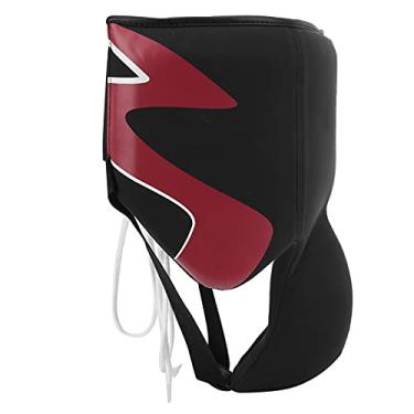 Imagem de SPYMINNPOO Protetor de Virilha de Muay Thai de Boxe para Homens, Escudo de Virilha de Taekwondo Karate Engrossado para Luta, Sanda, Boxe e Esportes de Muay Thai (#1)