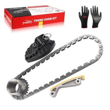 Imagem de YA-MAYPAY Kit de corrente de distribuição do motor - Compatível com Jeep Commander Grand Cherokee Chrysler 300 Aspen Dodge Challenger Charger Durango Ram 1500 2500 3500 4500 5500 5.7L 6.4L