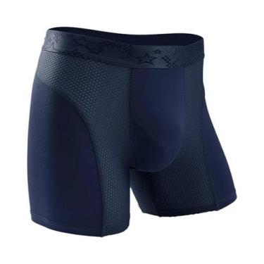 Imagem de Cuecas Boxer Esportivas Masculinas Extra Longas E Respiráveis, Tamanho