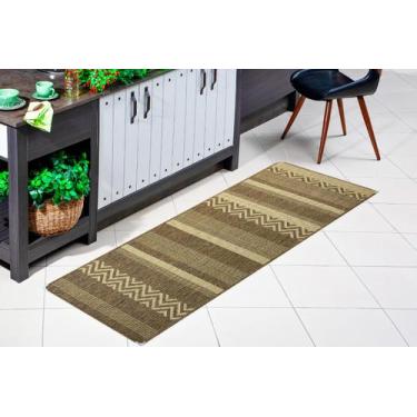 Imagem de Passadeira sem pelo sisal 0,66x1,80 tapete trilho caminho sala comérci