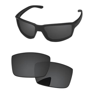 Imagem de PapaViva Lentes de reposição para óculos de sol Oakley Gibston OO9449 Preto Sólido Pro+ Polarizado Anti-embaciamento
