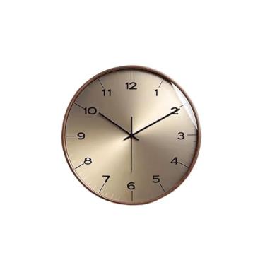 Imagem de KHUTRW3D Relógio de parede de cozinha simples de madeira maciça sala de estar para casa relógio de parede para sala de estar, estudo, decoração de quarto (30,5 cm)