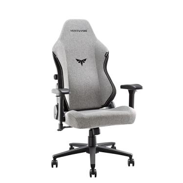 Imagem de VENTUVIBE Cadeira para jogos – Cadeira ergonômica de computador com encosto alto com suporte lombar, cadeira de videogame - apoios de braço ajustáveis 4D, reclinável de 170° e capacidade de 145 kg