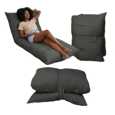 Imagem de Colchonete Futon Almofadão Espriguiçadeira, Chumbo, 170x60x9cm, Produto Artesanal