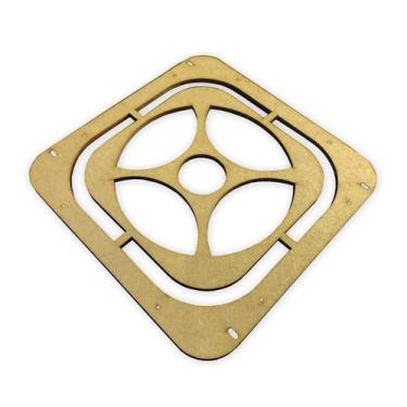 Imagem de Gabarito Guia Tupia Fabricar Petisqueira Coroa Redonda - Doce Arte Em 