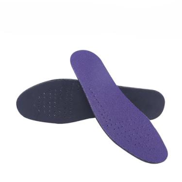 Imagem de THJKUPO Palmilha esportiva de alta elasticidade EVA forrada plana macia e confortável palmilha esportiva casual (45-46)