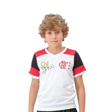 Imagem de Camiseta Braziline Fla Zico Retro Infantil - Bcoverm