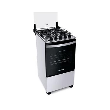 Imagem de Fogão Brastemp 4 Bocas Branco com Dupla Chama e Grades Individuais - BFO4EBB