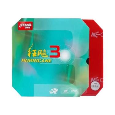 Imagem de Borracha Profissional DHS Neo Hurricane 3 Para Tênis De Mesa Com Espon