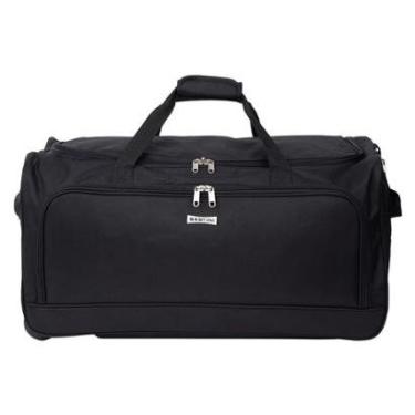 Imagem de Bolsa Sacola Sestini Com Carrinho Move Grande Preto-Unissex