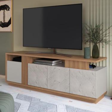 Imagem de Rack 4 portas 180cm Roma RA110 Delmarco, Freijo/Arenas/Alaska