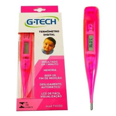 Imagem de Termômetro Clínico Digital TH150 Rosa c G-Tech