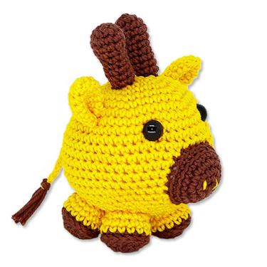 Imagem de Amigurumi Bolinha Girafa 14cm Altura