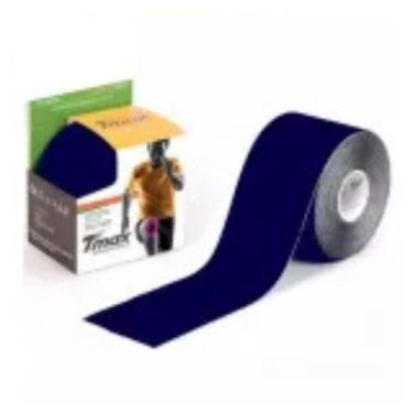 Imagem de Fita Bandagem Kinesiology Tape Elástica Tmax Azul Marinho - Bioland