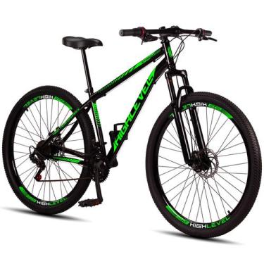 Imagem de Bicicleta Aro 29 Aço Carbono Highlevel Freios a Disco Suspensão 21 mar