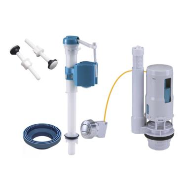 Imagem de Kit Mecanismo Universal Para Caixa Acoplada Pneumático Acionamento Duplo Durin