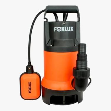 Imagem de Bomba Submersível 1CV 750W 220V Foxlux Bomba Sapo 13000Lh com Chave Boia Automática. Ideal para drenagem e esgotamento de água limpa ou suja