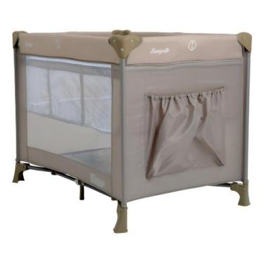 Imagem de Berço Desmontável Portátil Sonata Beige Burigotto Até 15kg Liso