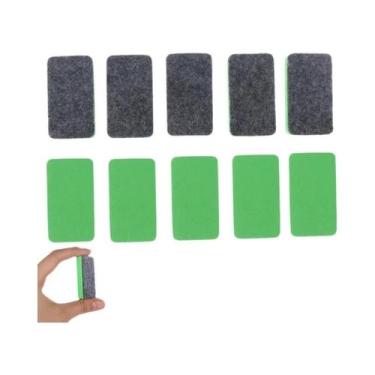 Imagem de Conjunto De Mini Quadro Branco, 10 Peças, Canetas Magnéticas Para Apag