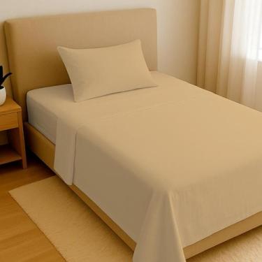 Imagem de Jogo Lençol Duplo Elástico Cama Box Solteiro King 3 Peças - Arte & Caz