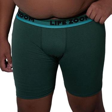 Imagem de Kit 3 Cueca Box Boxer Ciclista Long Leg Plus Size Microfibra TAMANHO:G