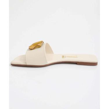 Imagem de Rasteirinha Feminina Vizzano-11286, Off white, 37