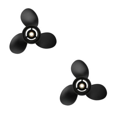 Imagem de KIT 2 Hélice Motor de Popa Mercury 15Hp 9 1/4 X 10