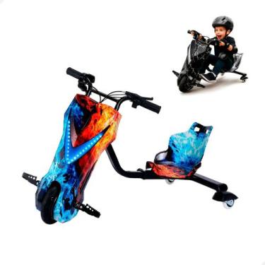 Imagem de Mini Patinete Triciclo Drift radical Elétrico 3 Rodas 150w - Spider Sh