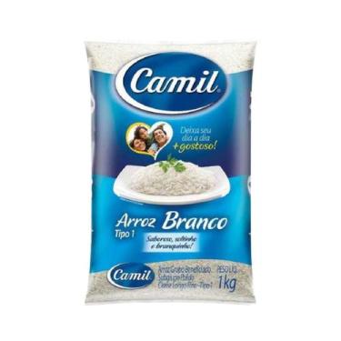Imagem de Arroz Branco Tipo 1 Camil Pacote 1kg