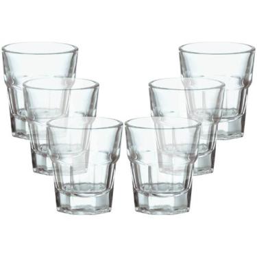 Imagem de Copo dose drink tequila vidro shot licor 6 peças 30ml - WOLF, Transpar