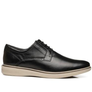 Imagem de Sapato Casual Pegada Masculino em Couro Preto 126117-01-Masculino