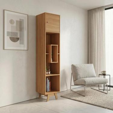 Imagem de Estante para Livros 1 Porta com Nicho Yescasa