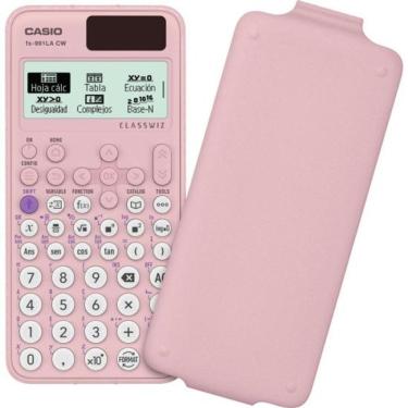Imagem de Calculadora Científica Casio FX-991LACW Classwiz com Visor de Alta Definição e Planilha Integrada Rosa