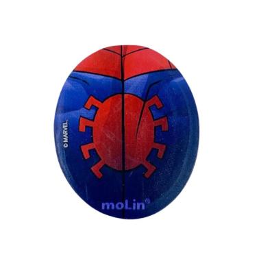 Imagem de Borracha Escolar Molin do Brasil Homem Aranha Molin Azul com Desenho Temático para Uso...