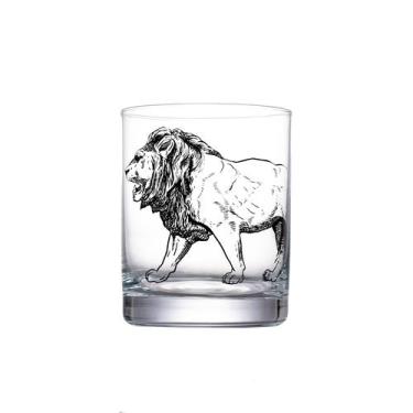 Imagem de Copo baixo Zodiac em cristal 280ml leao -Bohemia - Crystal Bohemia, 3 