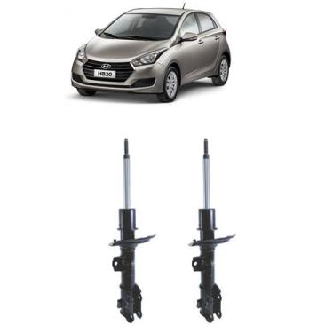 Imagem de Par de Amortecedores Dianteiro Hyundai Hb20 Hatch Premium 16 16V câmbi