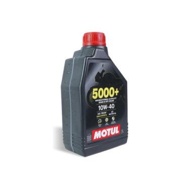 Imagem de Óleo Motor Motul 10w40 5000+ Semi Sintético Motos 4T 1 Litro