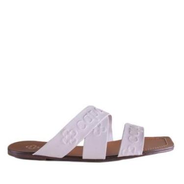 Imagem de Rasteira Feminina Capodarte 4018497 Off White-Feminino